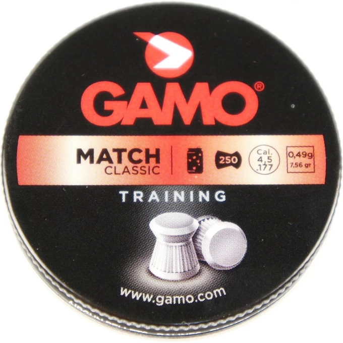 Пули пневматические GAMO Match 4,5мм (250шт) 100шт 6320024-MP Пули пневматические GAMO Match 4,5мм (250шт) 100шт 6320024-MP