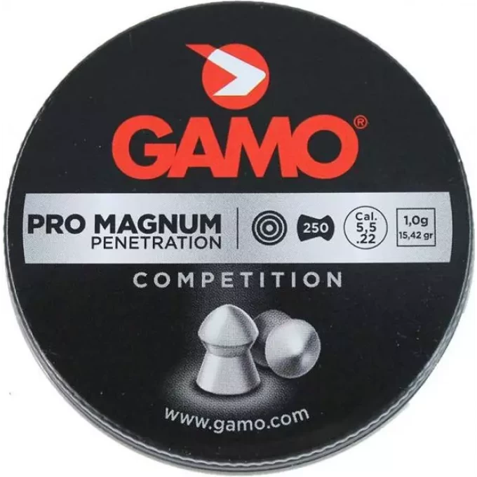 Пули пневматические GAMO Pro-magnum 5,5мм (250 шт) 6321725 Пули пневматические GAMO Pro-magnum 5,5мм (250 шт) 6321725